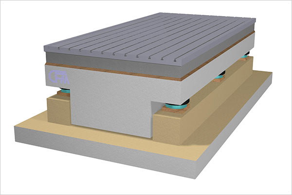 základ izolace proti vibracím